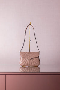 Bolsa Maíza Couro Cinza Grafite