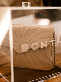 Bolsa Maíza Couro Cinza Grafite