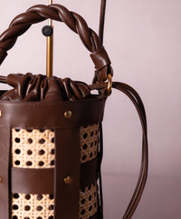 Bolsa Lira Couro na Cor Brown