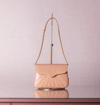 Bolsa Maiza Couro na Cor Areia