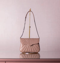 Bolsa Maíza Couro na Cor Cinza Grafite