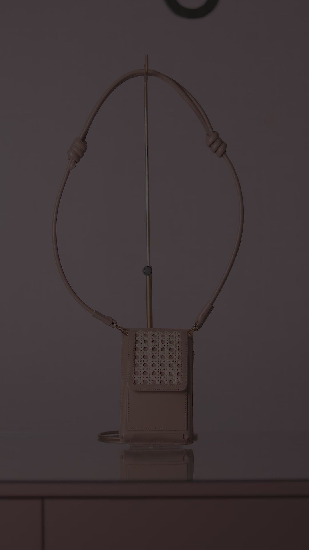 Bolsa Maria Lúcia Couro Areia com Palha Italiana